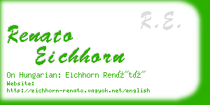 renato eichhorn business card